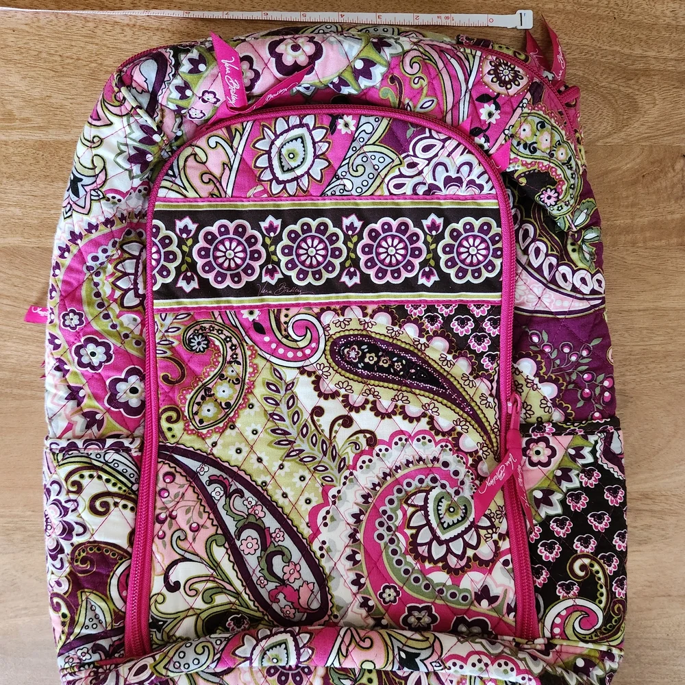 Vera Bradley Multicolor Paisley Backpack - Picture 14 of 15